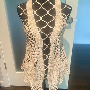 Free People knit vest size medium